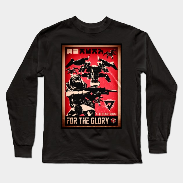 Killzone Helghast Propanganda 6 Long Sleeve T-Shirt by syanart